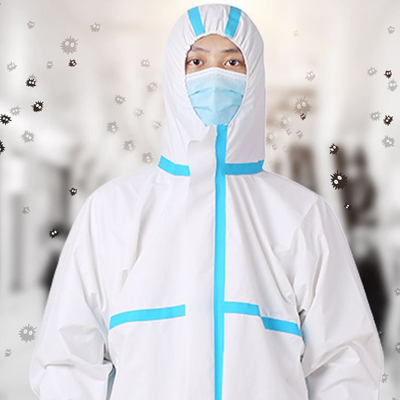 Disposable Medical Protective Clothing Protective Coverall Anti Virus Breathable CE Certified